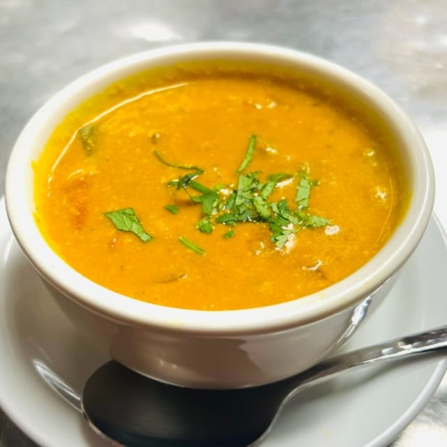 Lunch Coconut Soup with Vegetable.