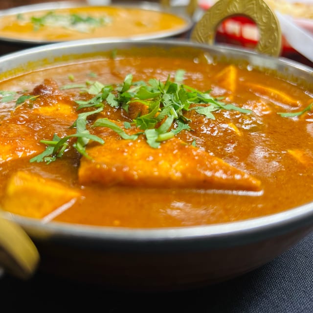 Paneer (Homemade Cheese) Honey Curry (GF).