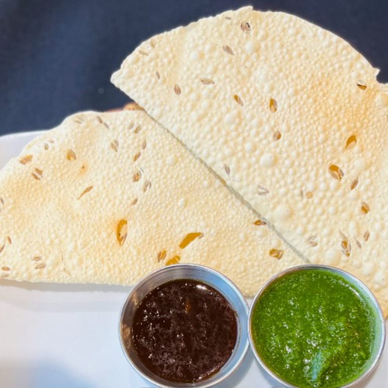 Savor Our Crispy Papadum