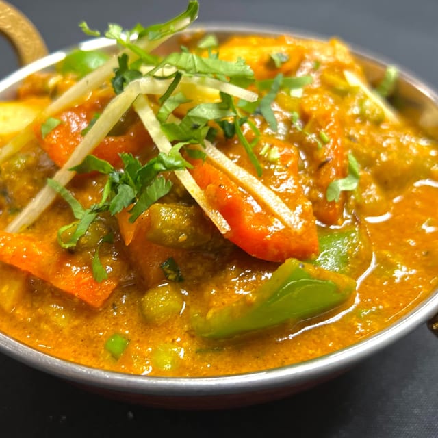 Mix-Vegetable Curry.