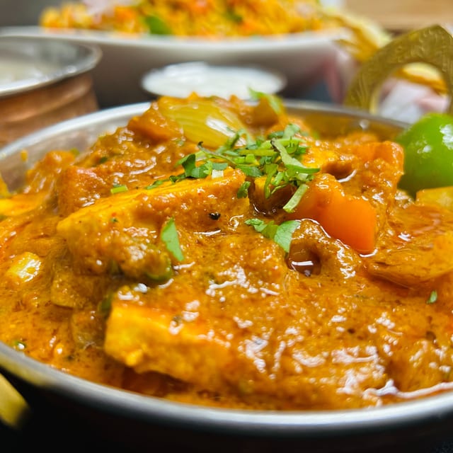 Paneer (Homemade Cheese) Kadai (GF).