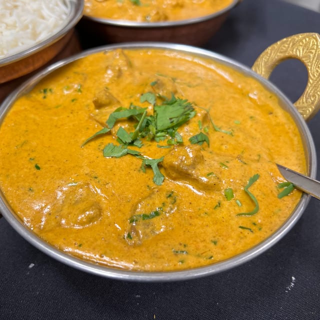 Lamb Dhaniya (Cilantro).