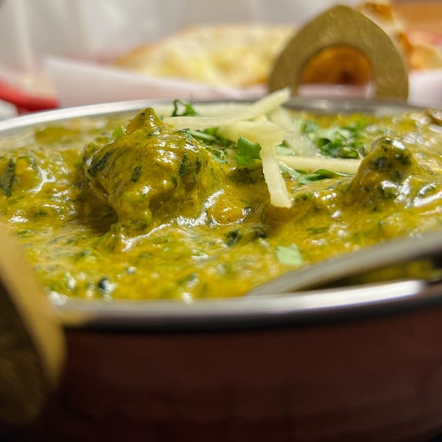 Chicken Saag (Spinach).